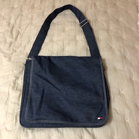 tommy hilfiger denim purse